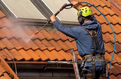 Démoussage et hydrofuge de toiture à Tresques